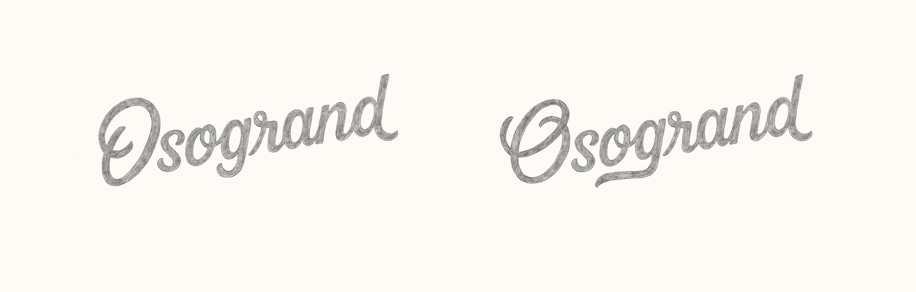 Claire Coullon // Osogrand Clothing Co. logo